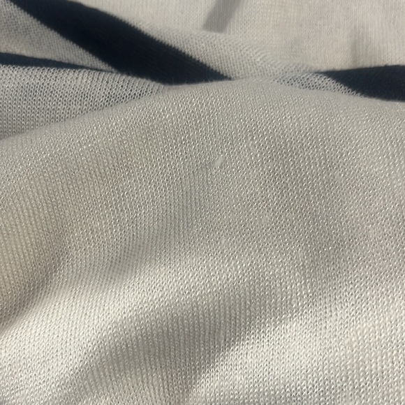 Frame White Multi Striped Knit Drawstring Maxi Dress - Picture 11 of 12